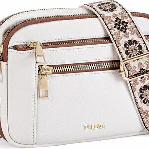 Crossbody Purse for Women Small Crossbody Bags Trendy Vegan Leather with Adjusta